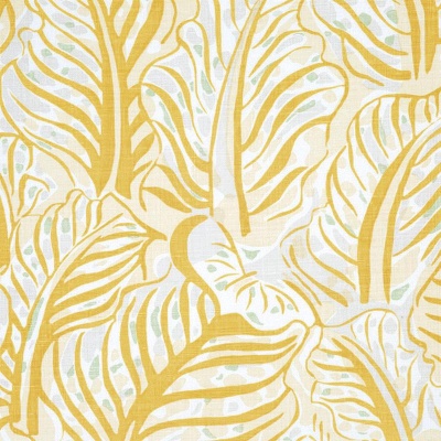 Raoul Dufy Mille Feuille Linen in Lemon